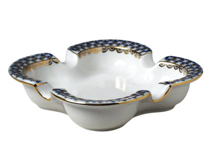 Buy Cobalt Net Ashtray at GoldenCockerel.com