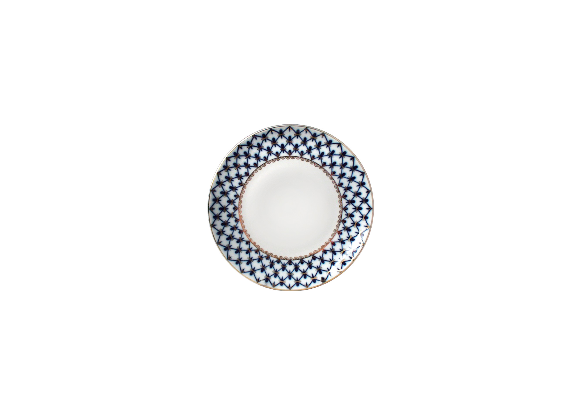 Buy Cobalt Net Plate 7.7" ellipse at GoldenCockerel.com