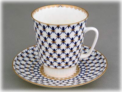 Buy Cobalt Net Bone China C/S May-shape at GoldenCockerel.com