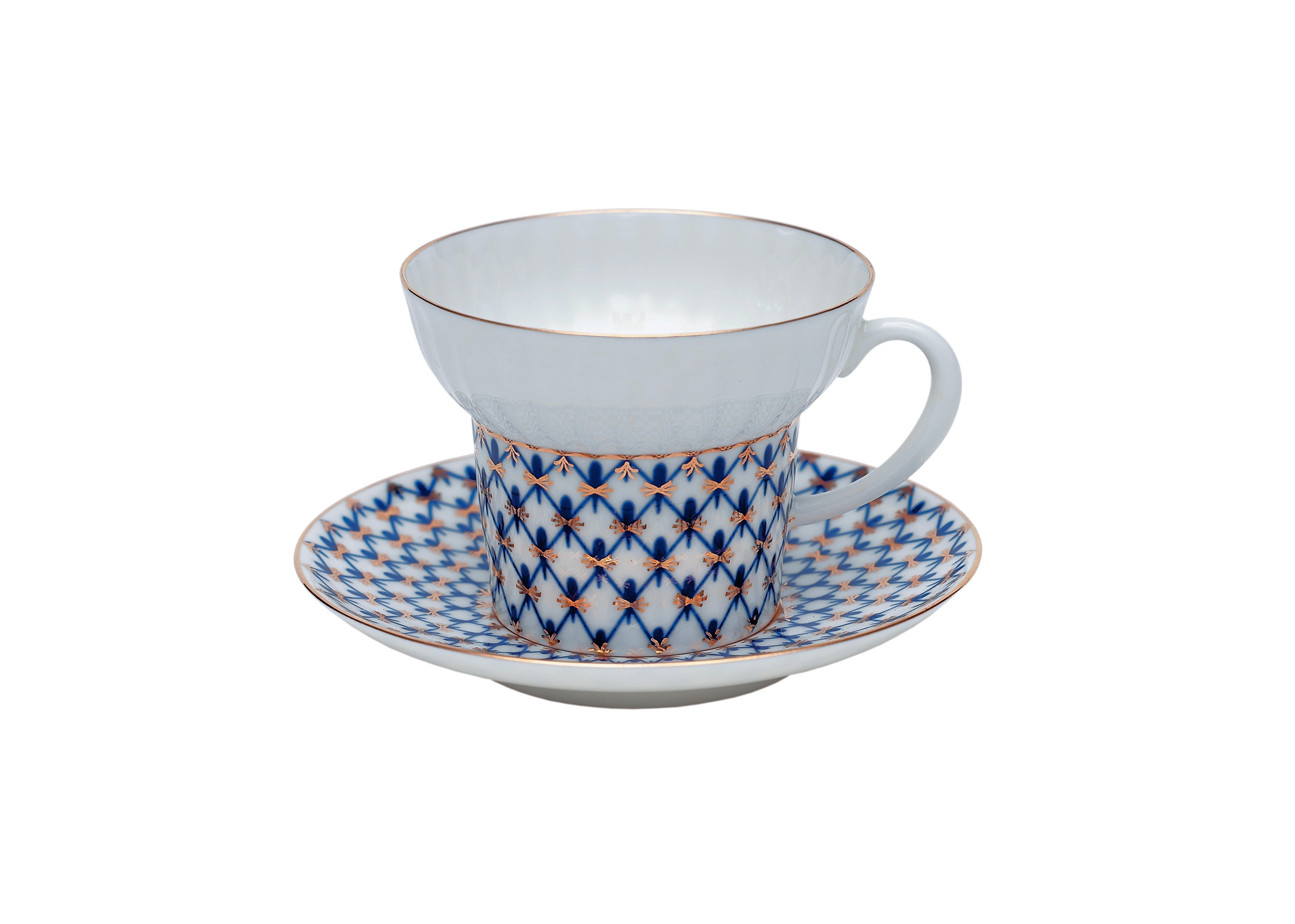 Buy Cobalt Net Bone China C/S Wave-shape at GoldenCockerel.com