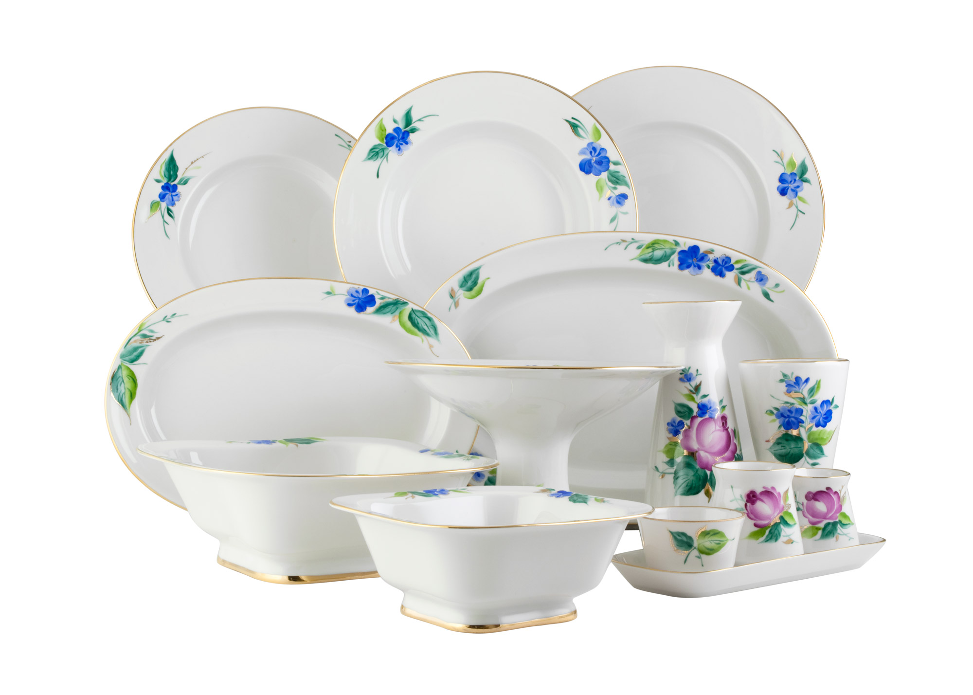 Buy Festive (Holiday) Dinner Set for 6, 33pc. at GoldenCockerel.com