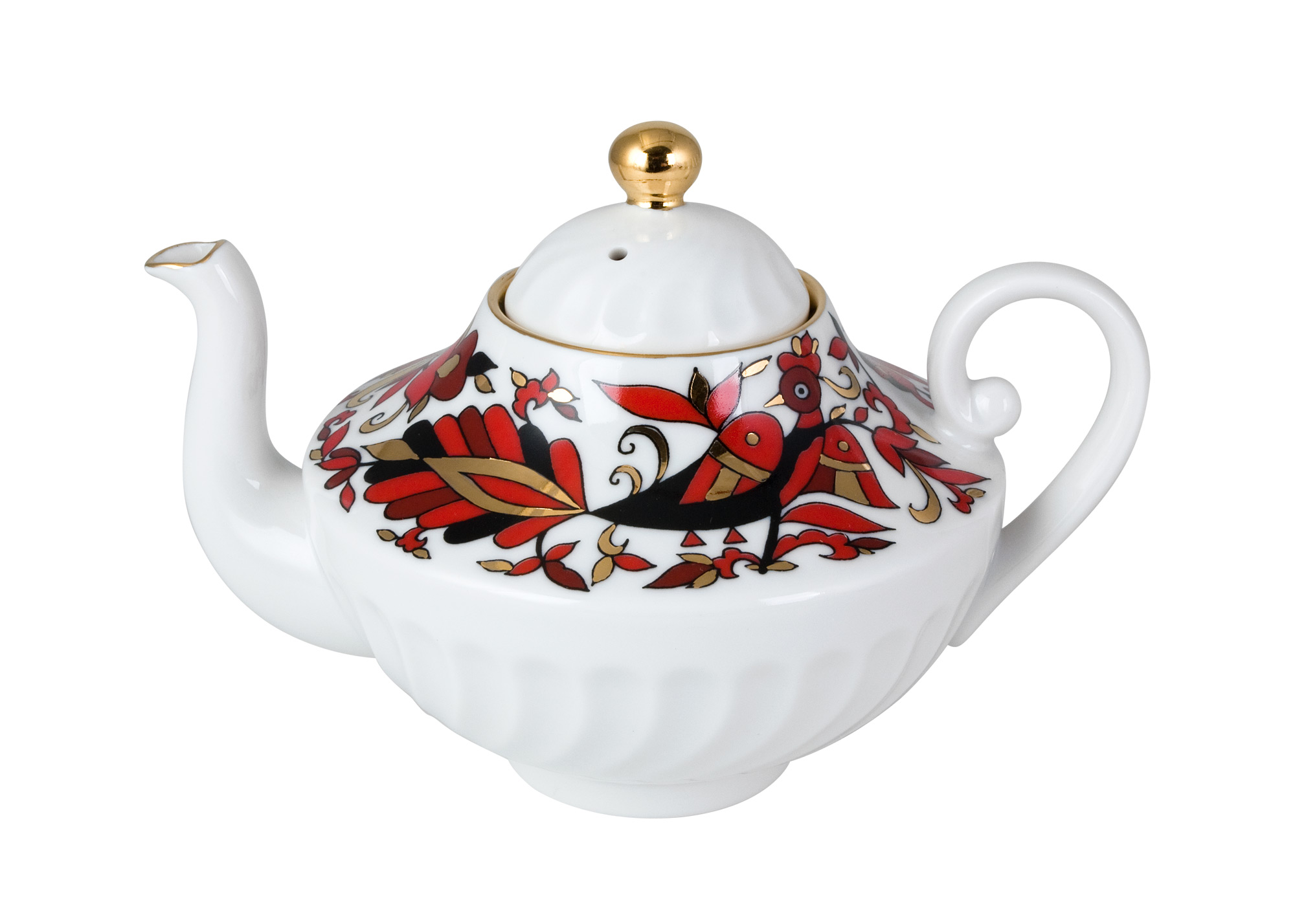 Buy Folklorette Teapot, small at GoldenCockerel.com