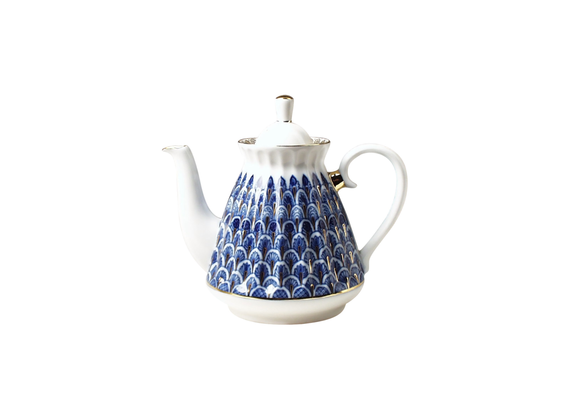 Buy Forget-Me-Not Porcelain Teapot at GoldenCockerel.com
