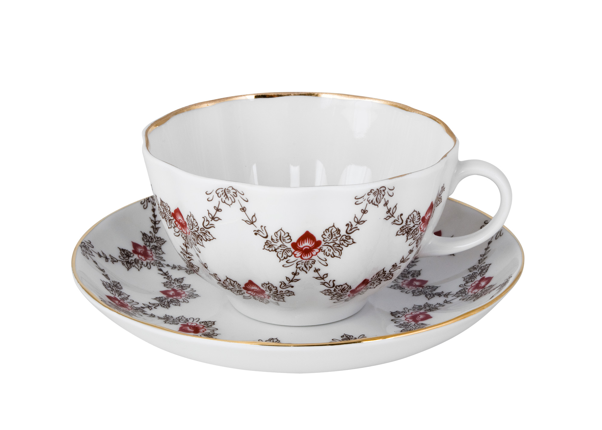 Buy Garlands Tea Cup with Saucer at GoldenCockerel.com
