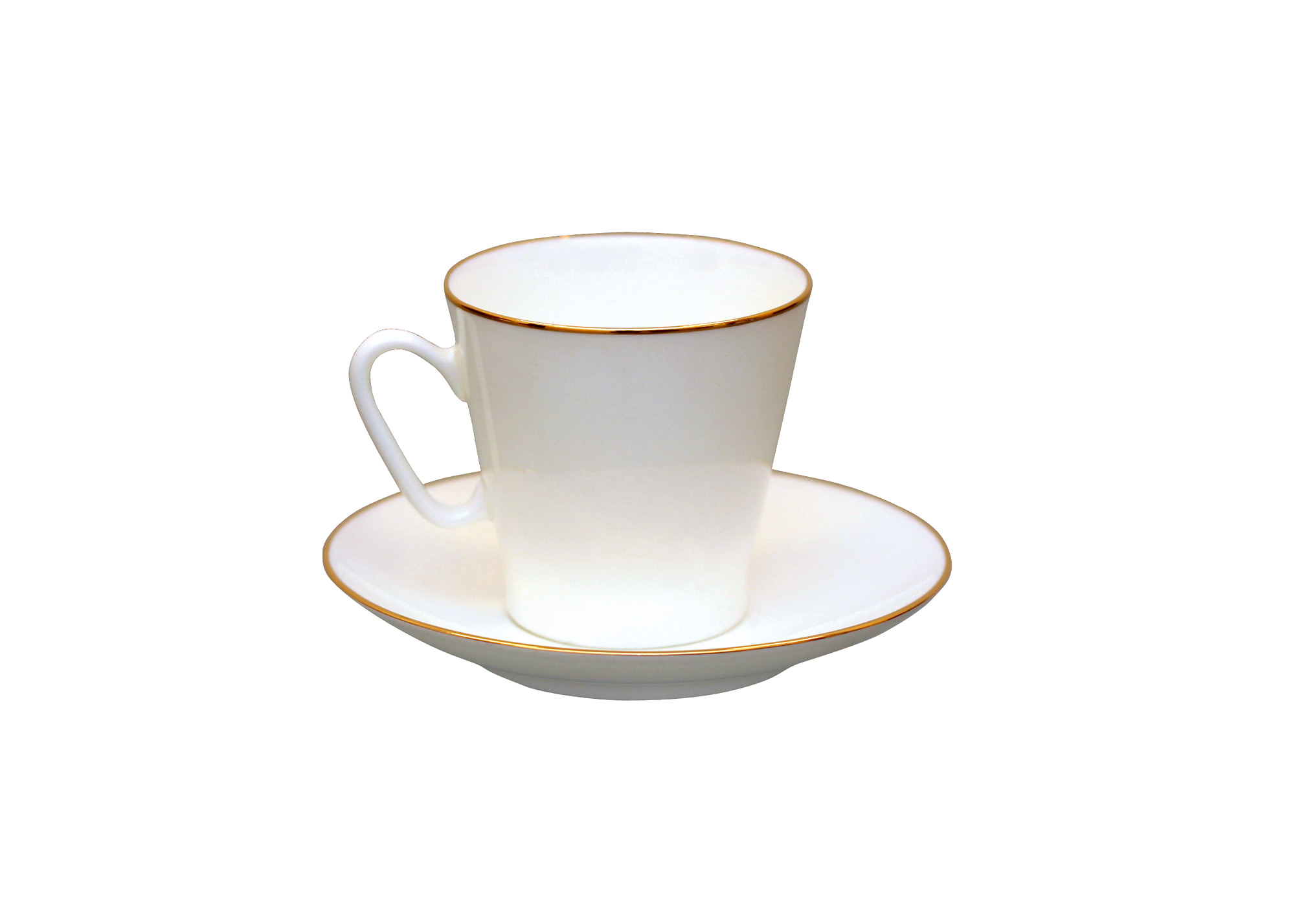 Buy Golden Edge C/S Bone China, BLACK COFFEE at GoldenCockerel.com