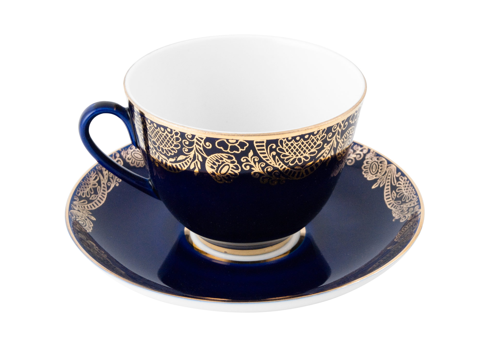 Buy Golden Frieze Tea Cup & Saucer at GoldenCockerel.com