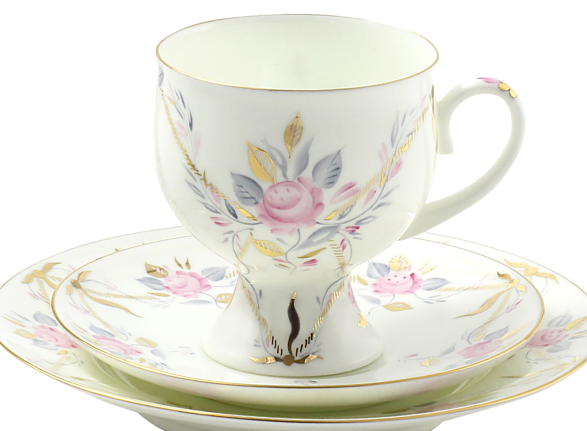 Buy Gallant 8pc. Bone China Coffee Set for 2 at GoldenCockerel.com