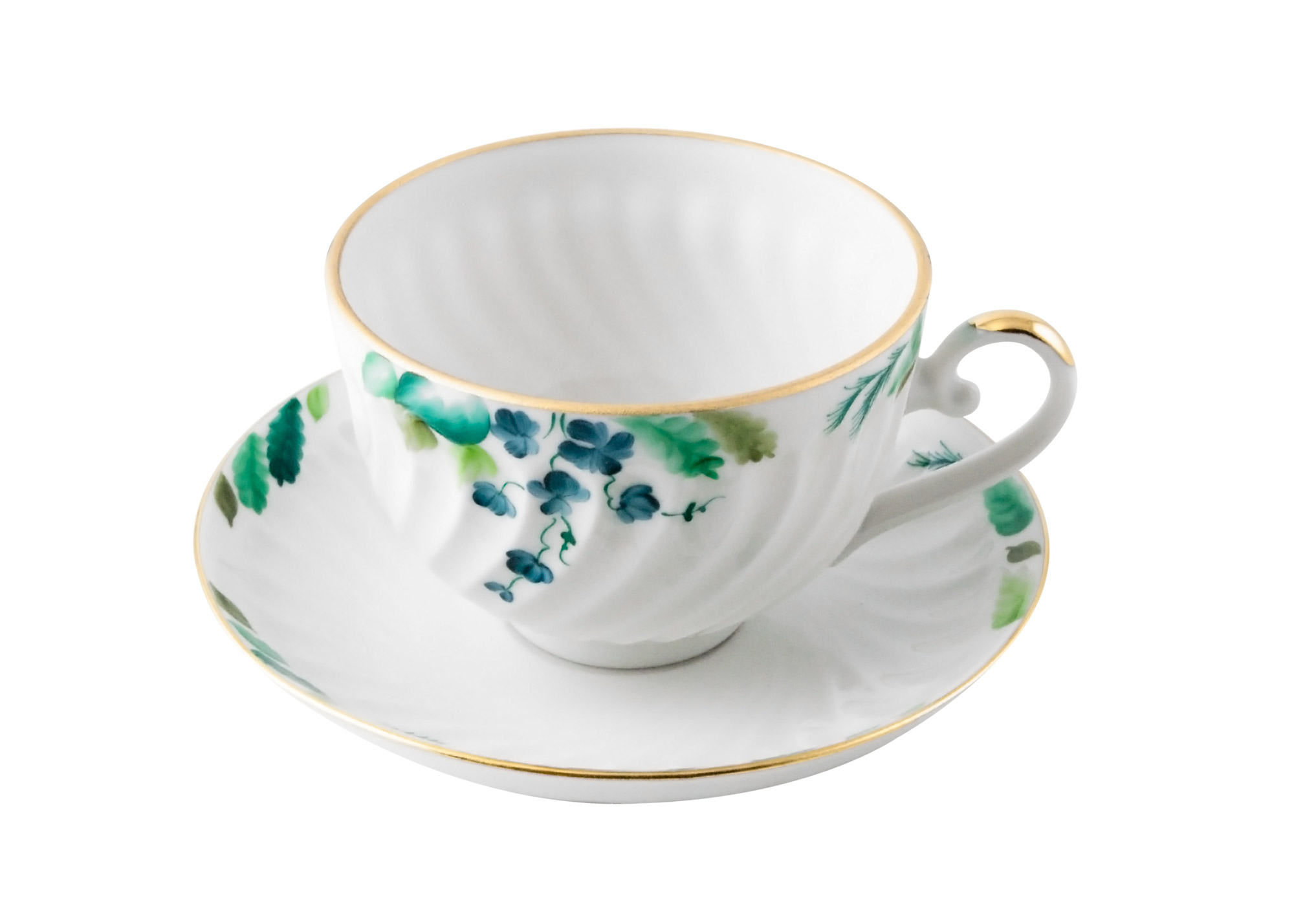 Buy In the Garden Tea Cup and Saucer at GoldenCockerel.com