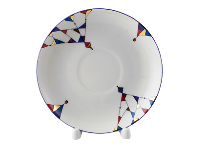 Buy Kaleidoscope Cup and Saucer at GoldenCockerel.com