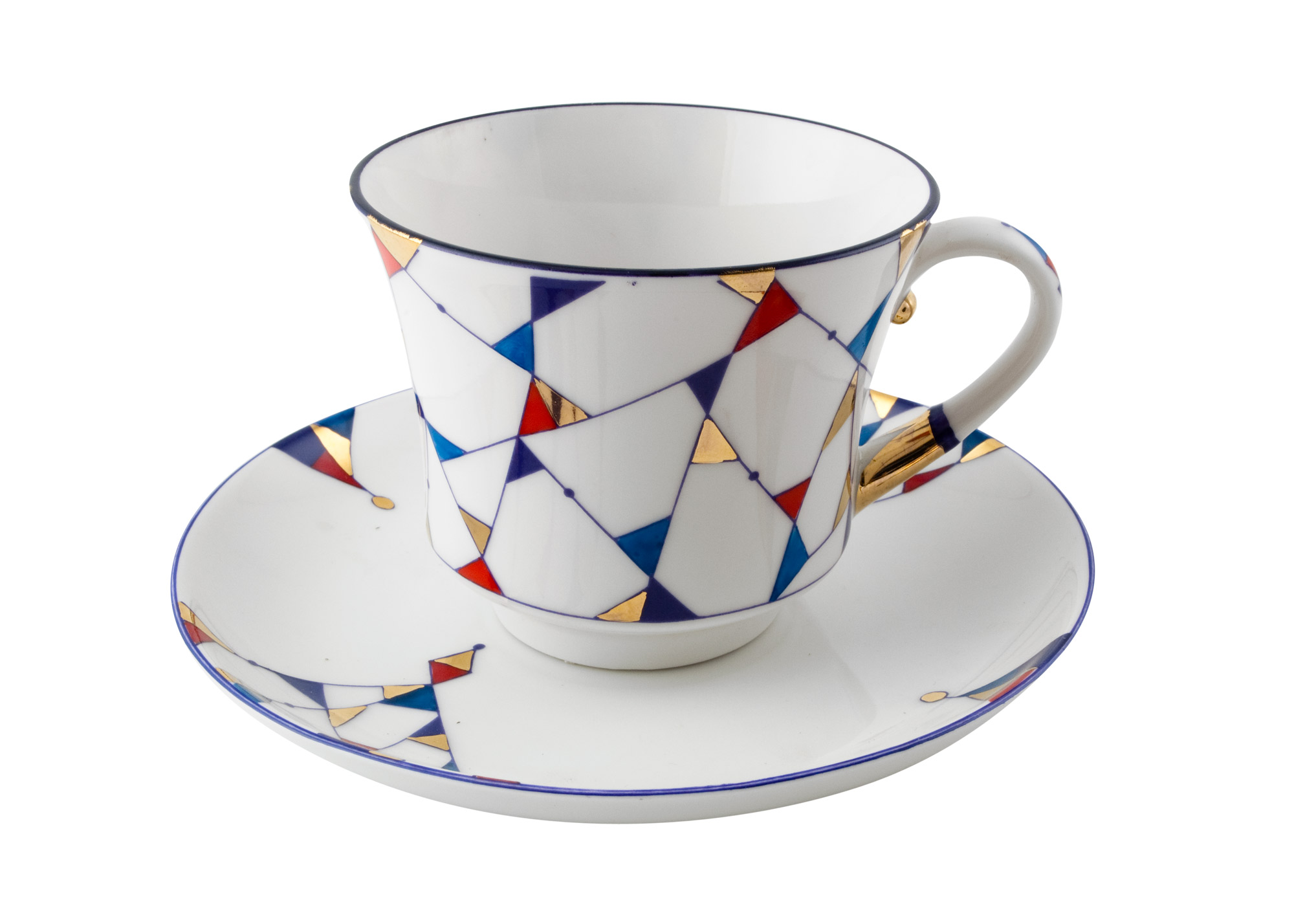 Buy Kaleidoscope Cup and Saucer at GoldenCockerel.com