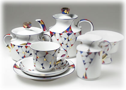 Buy Kaleidoscope 20pc. Tea Set for 6 at GoldenCockerel.com