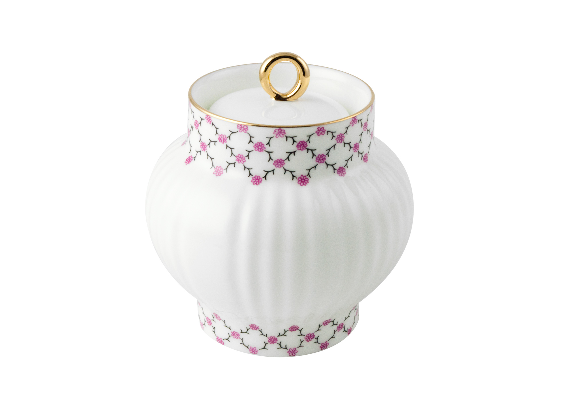 Buy Pink Net Sugar Bowl at GoldenCockerel.com