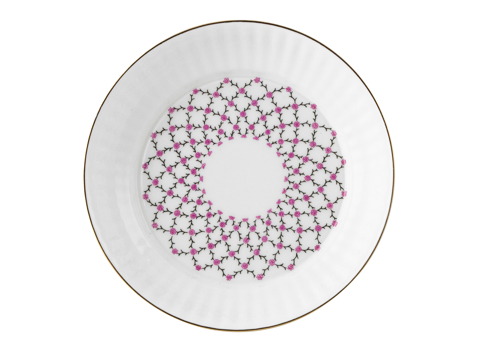 Buy Pink Net Cake Dish 7" at GoldenCockerel.com