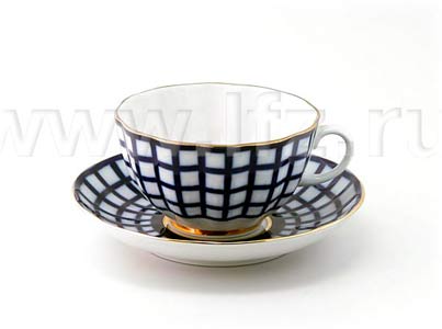 Buy Quatro Tea Cup and Saucer at GoldenCockerel.com