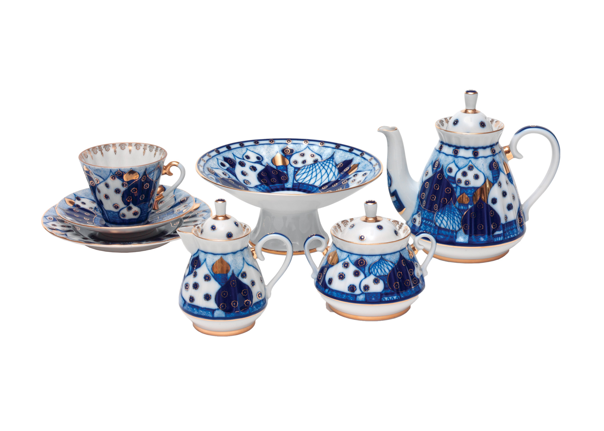 Buy Russian Domes 22pc. Tea Set for 6 at GoldenCockerel.com
