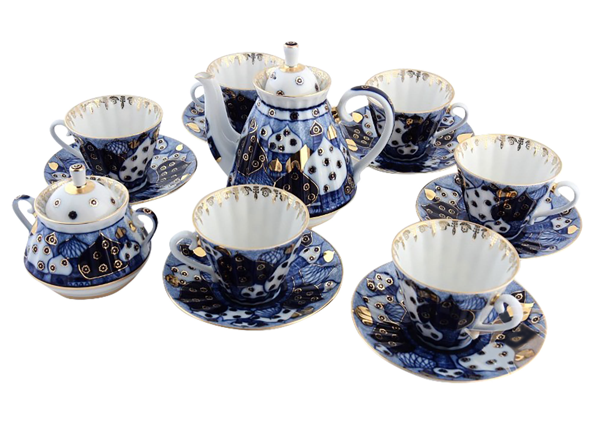 Buy Russian Domes 14pc. Tea Set for 6 at GoldenCockerel.com
