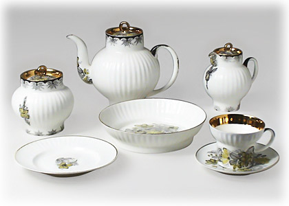 Buy Russian Lace Tea Set, 22 pce. at GoldenCockerel.com
