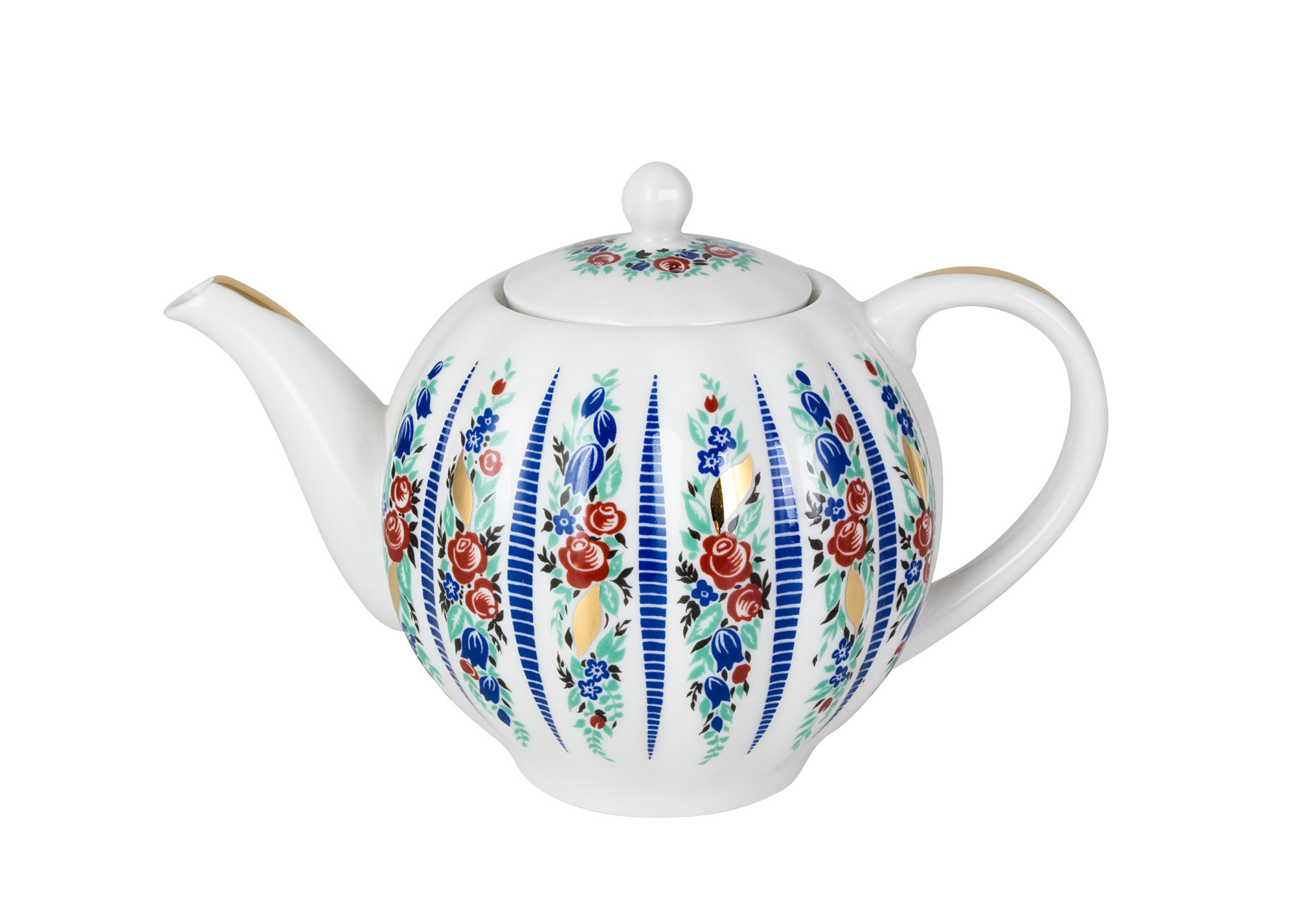 Buy Sarafan Russian Porcelain Teapot at GoldenCockerel.com