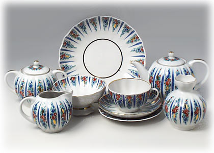 Buy Sarafan Tea Set 24pc. at GoldenCockerel.com