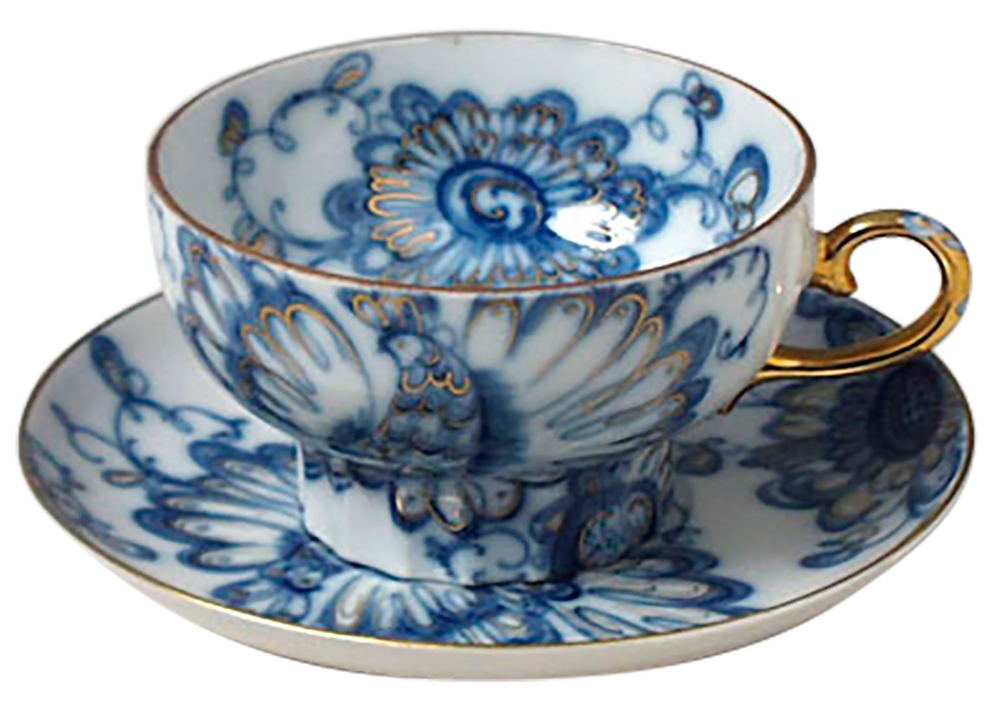 Buy Singing Garden Porcelain Cup & Saucer  at GoldenCockerel.com