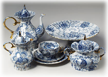 Buy Singing Garden 22pc. Tea Set for 6 at GoldenCockerel.com