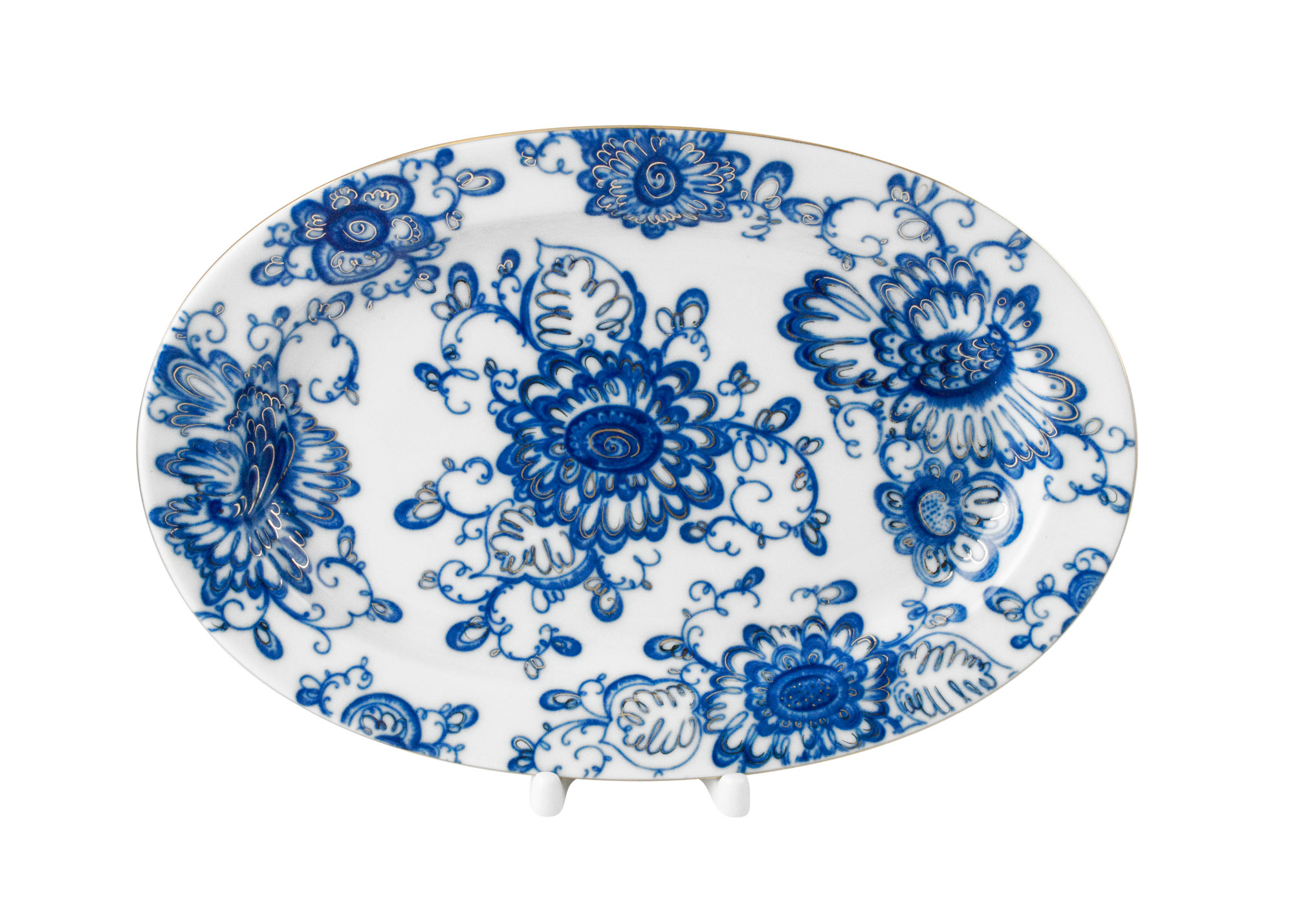 Buy Singing Garden Oval Platter at GoldenCockerel.com