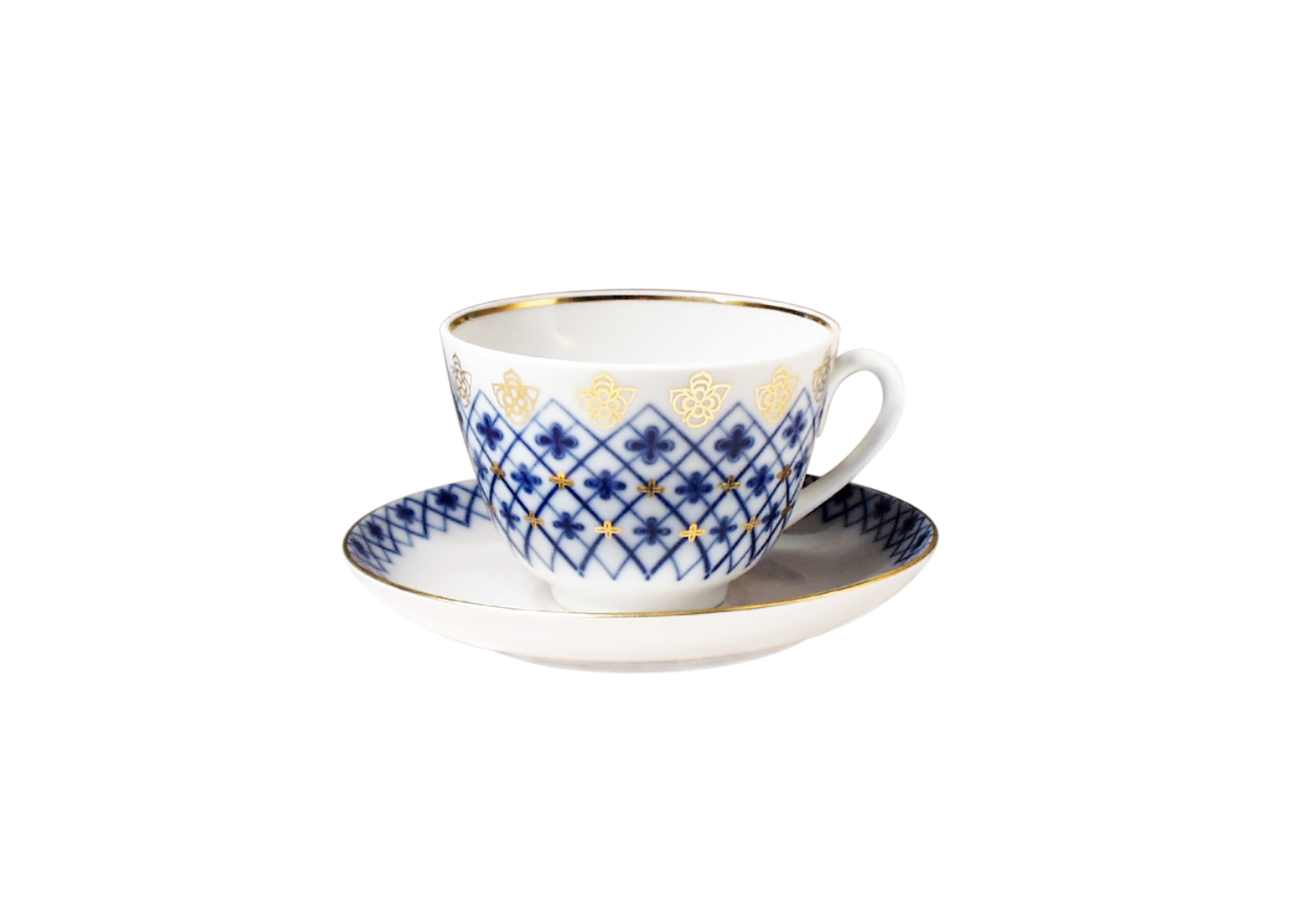 Buy Snowflake Porcelain Cup & Saucer at GoldenCockerel.com