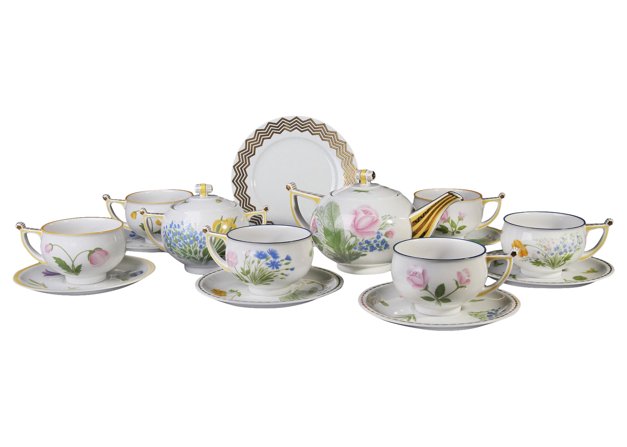 Buy Wayside Near Tarusa 20pc. Tea Set for 6 at GoldenCockerel.com