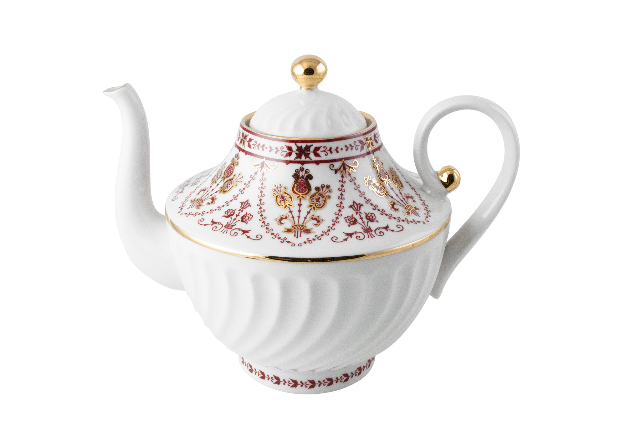 Buy Terracotta Frieze Tea Pot, Large at GoldenCockerel.com