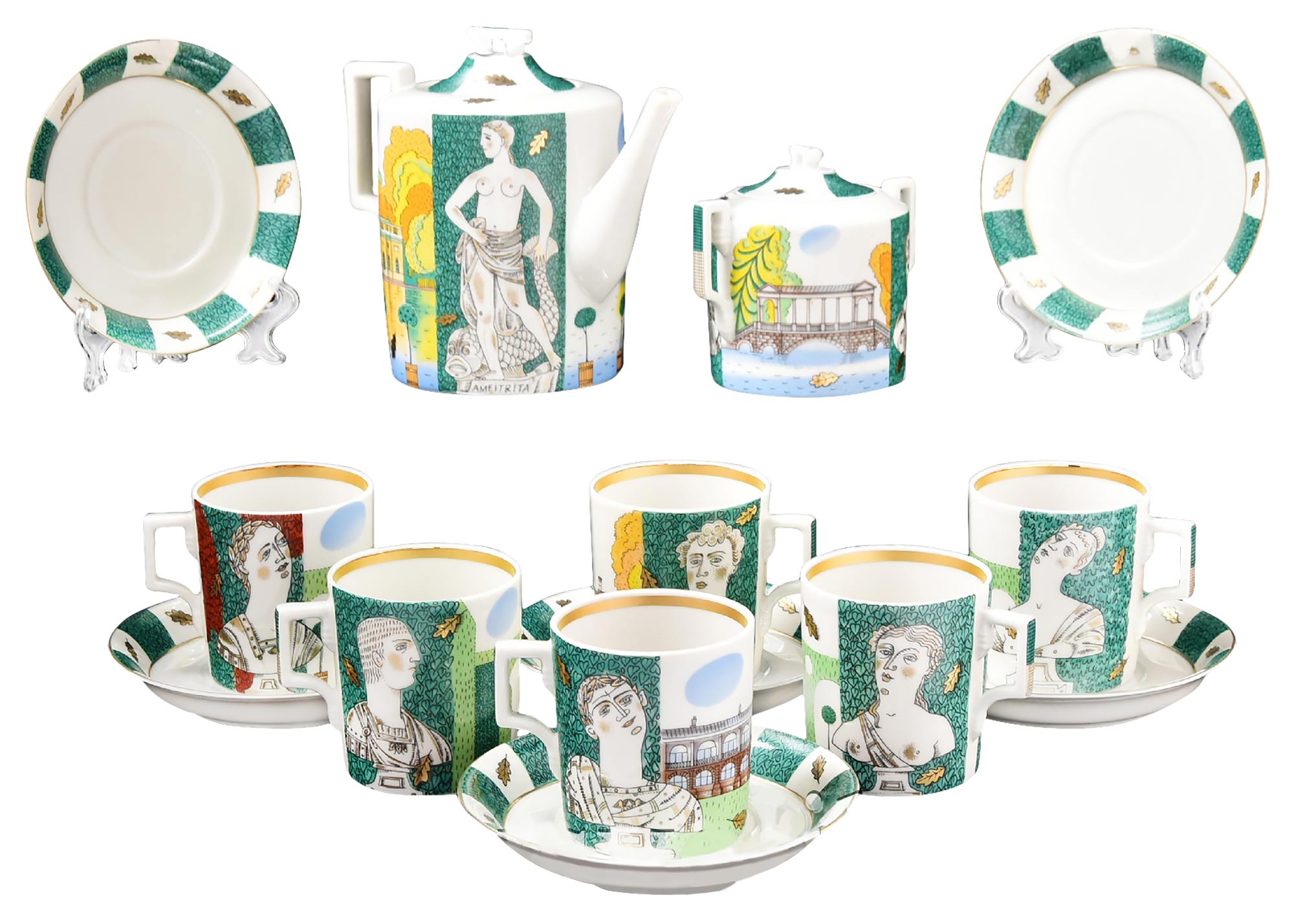 Buy Autumn in Tsarskoye Selo 14pc. Tea Set  for 6 at GoldenCockerel.com