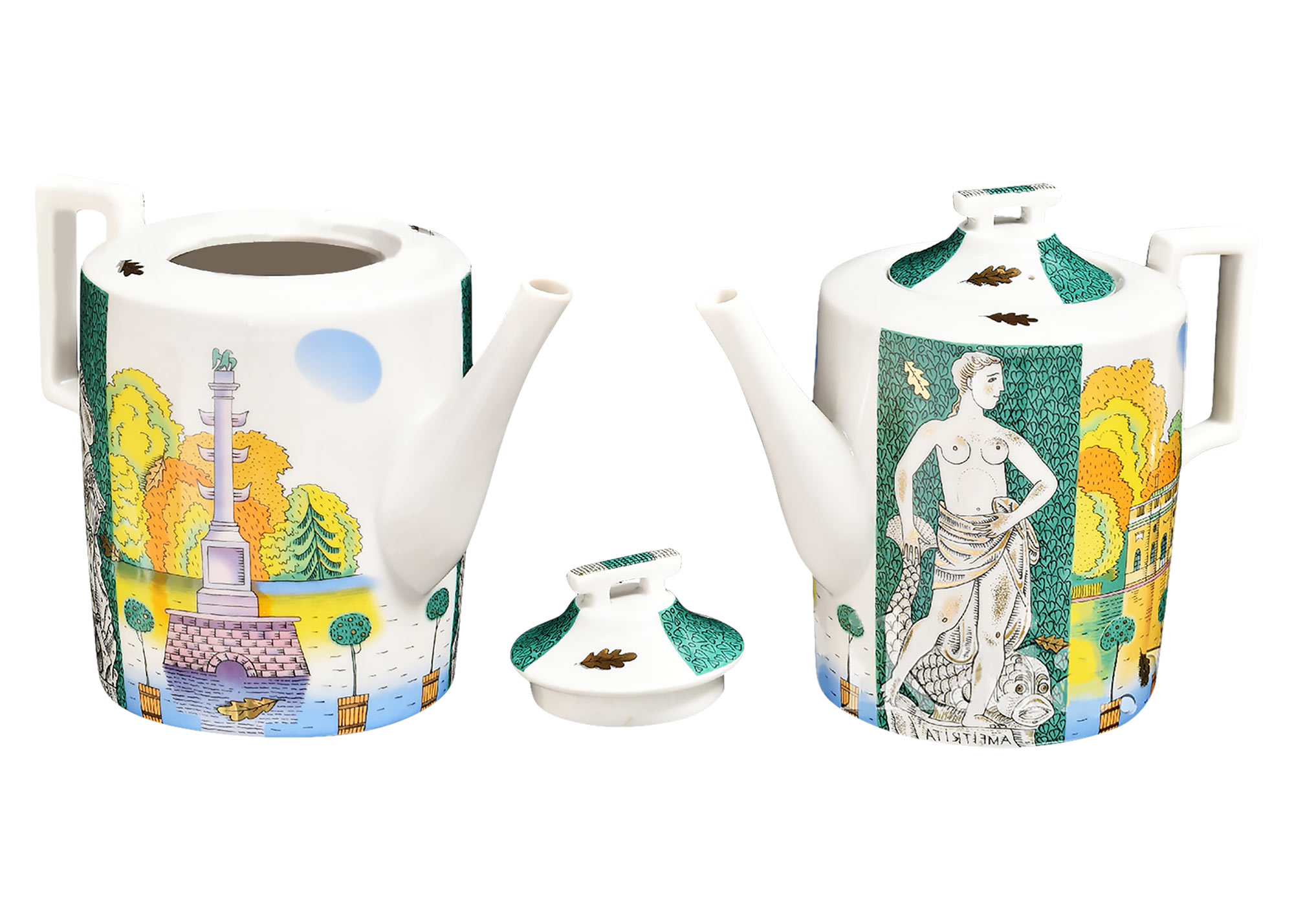 Buy Autumn in Tsarskoye Selo 14pc. Tea Set  for 6 at GoldenCockerel.com