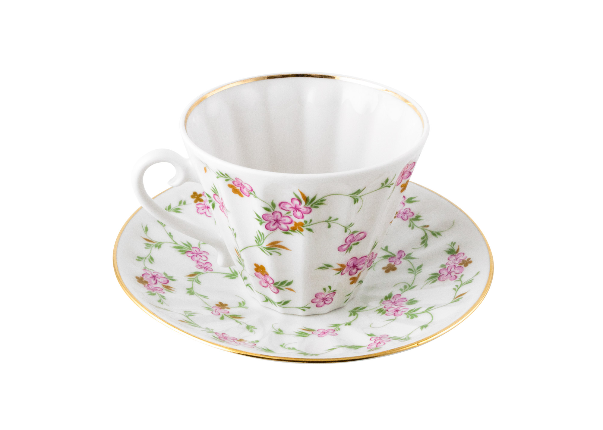 Buy Victorian Pattern Cup and Saucer at GoldenCockerel.com