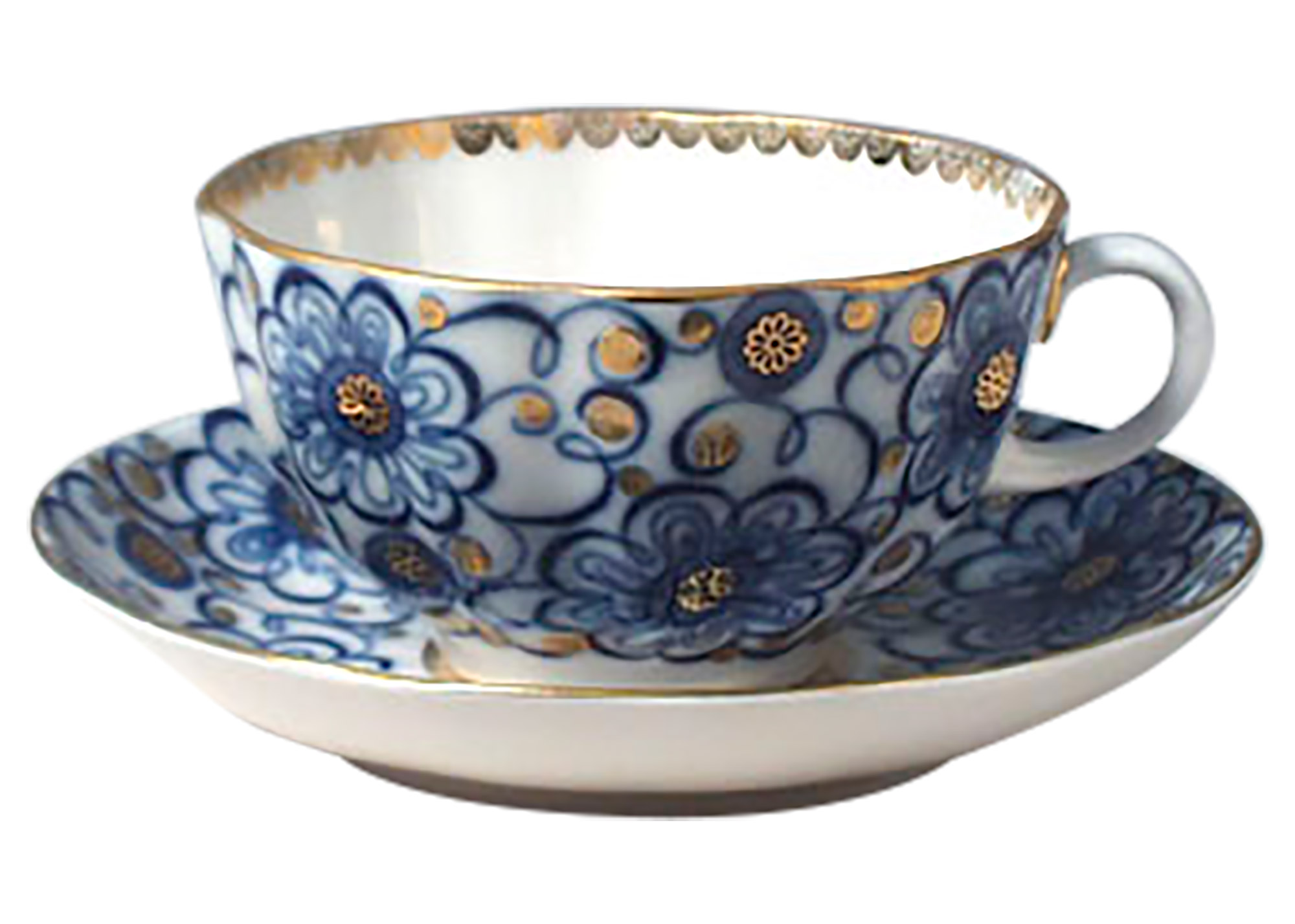 Buy Winding Twig Porcelain Cup & Saucer at GoldenCockerel.com