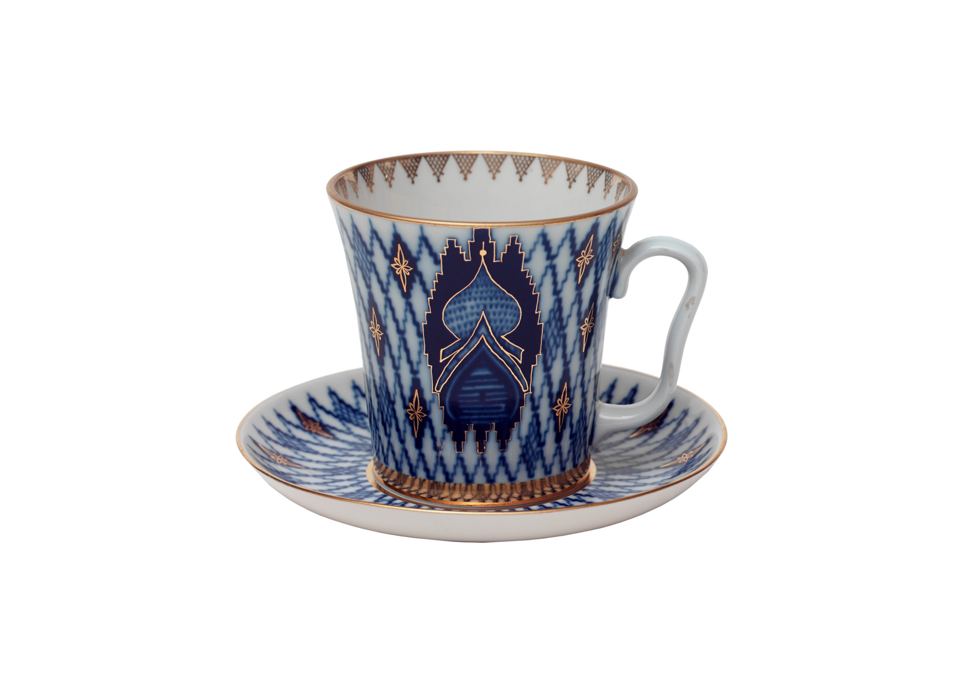 Kiji (Onion Domes) Mug and Saucer - Porcelain Mugs