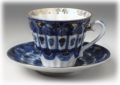 Buy Guipure Tea Cup and Saucer at GoldenCockerel.com