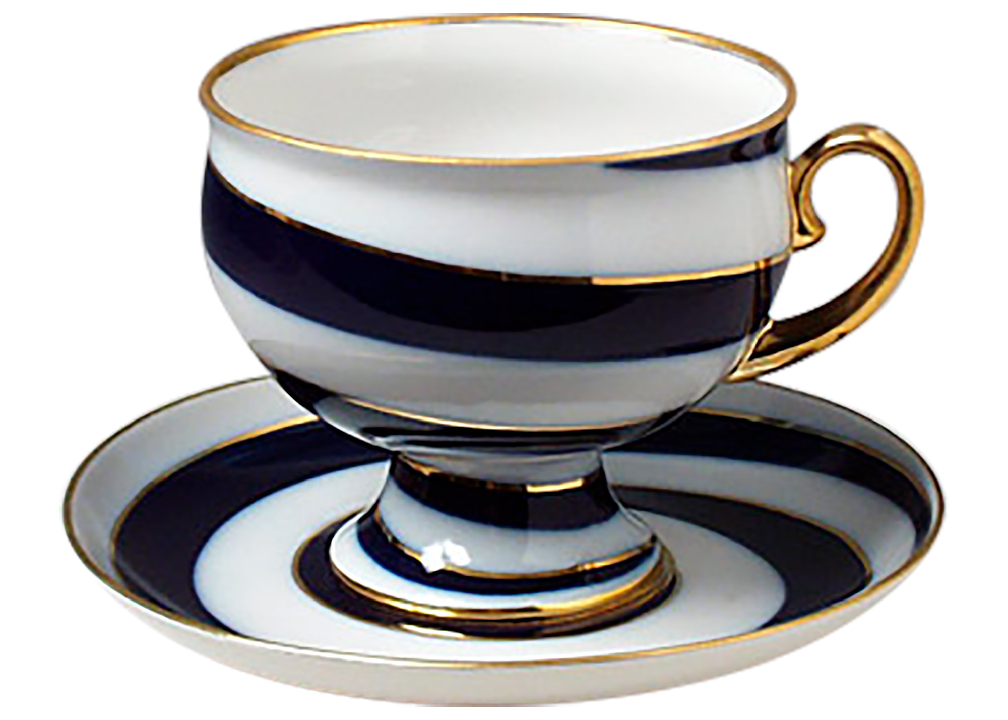 Buy Serpentine Porcelain Cup & Saucer at GoldenCockerel.com