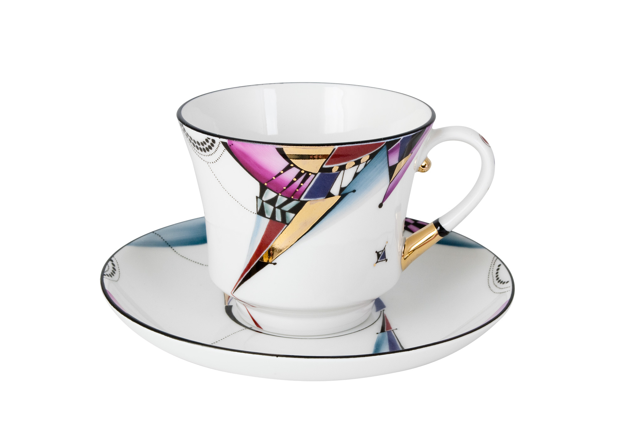 Buy Lightning Cup and Saucer at GoldenCockerel.com