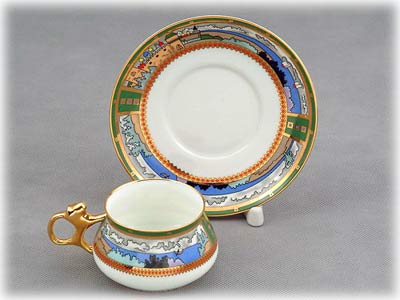 Buy Bilibin Medieval Russia Cup and Saucer at GoldenCockerel.com