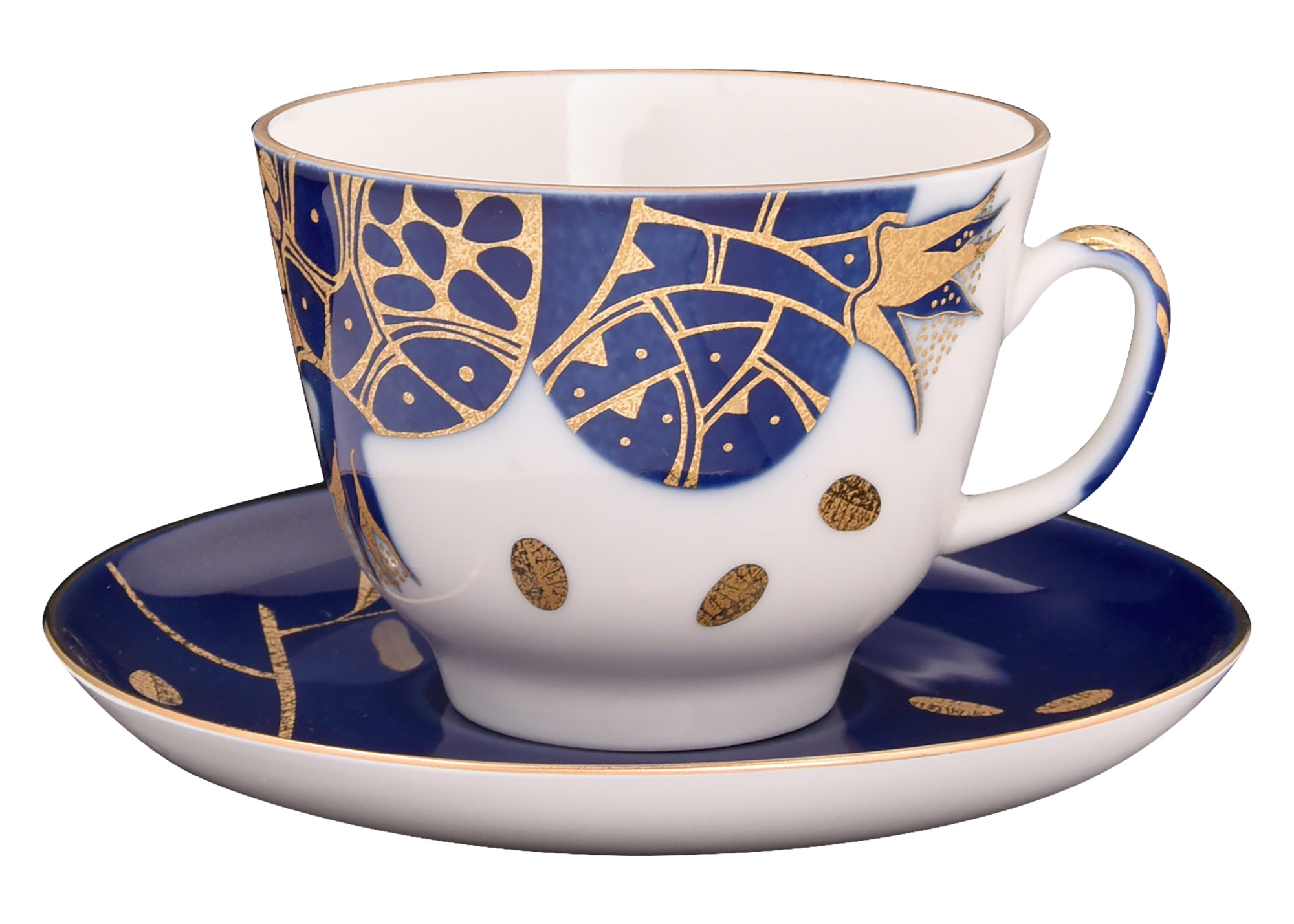 Buy Gold Pomegranate Tea Cup and Saucer at GoldenCockerel.com