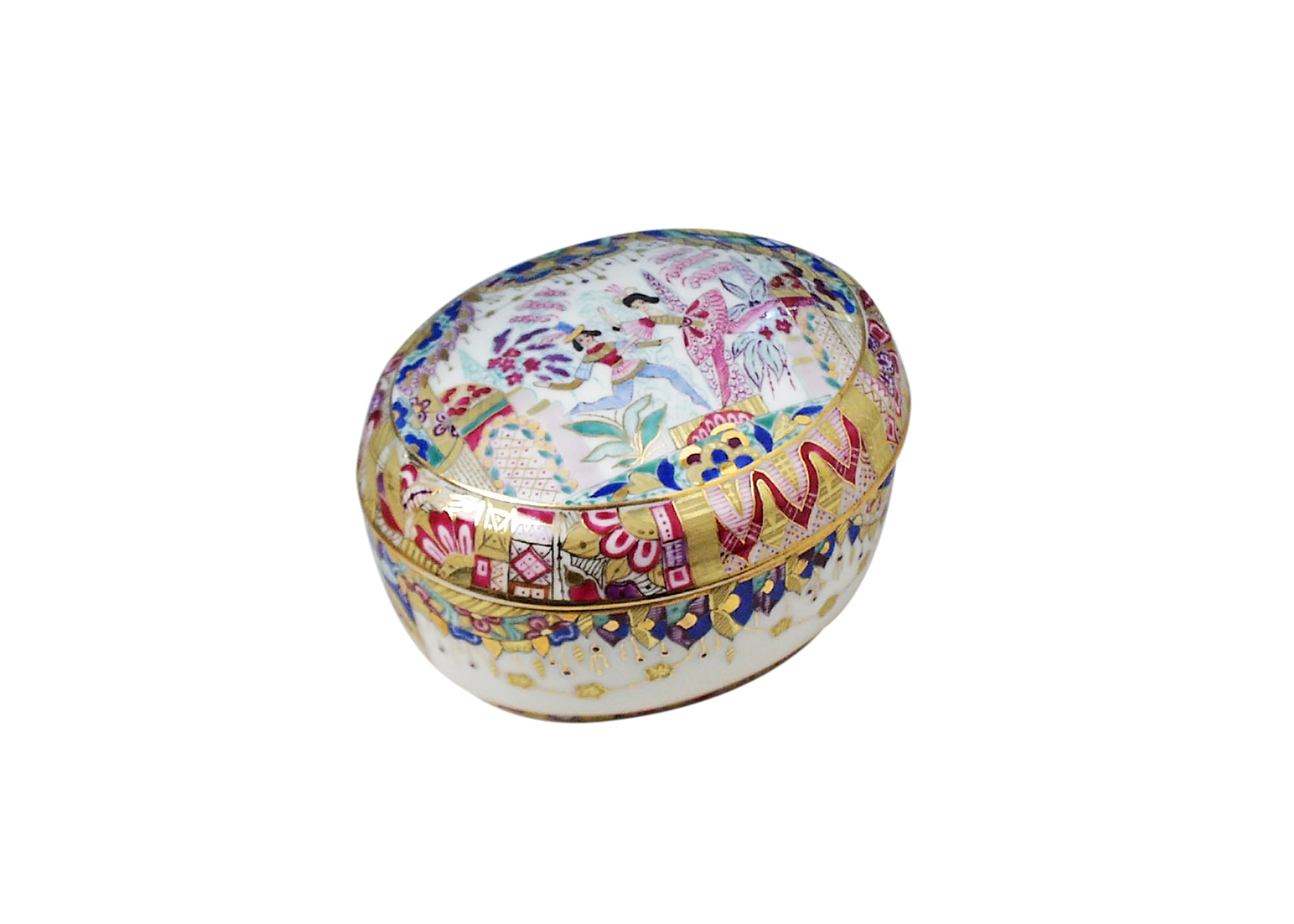 Buy Russian Ballet Porcelain Jewelry Box at GoldenCockerel.com