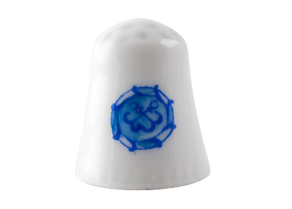 Buy Frigate Porcelain Thimble at GoldenCockerel.com