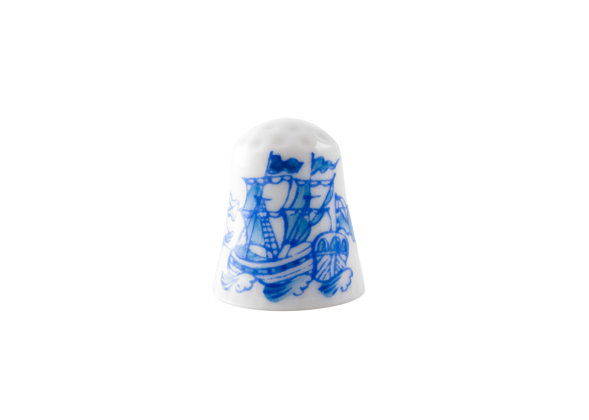 Buy Frigate Porcelain Thimble at GoldenCockerel.com