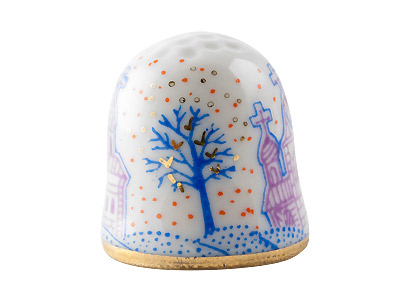 Buy Cathedral Porcelain Thimble at GoldenCockerel.com