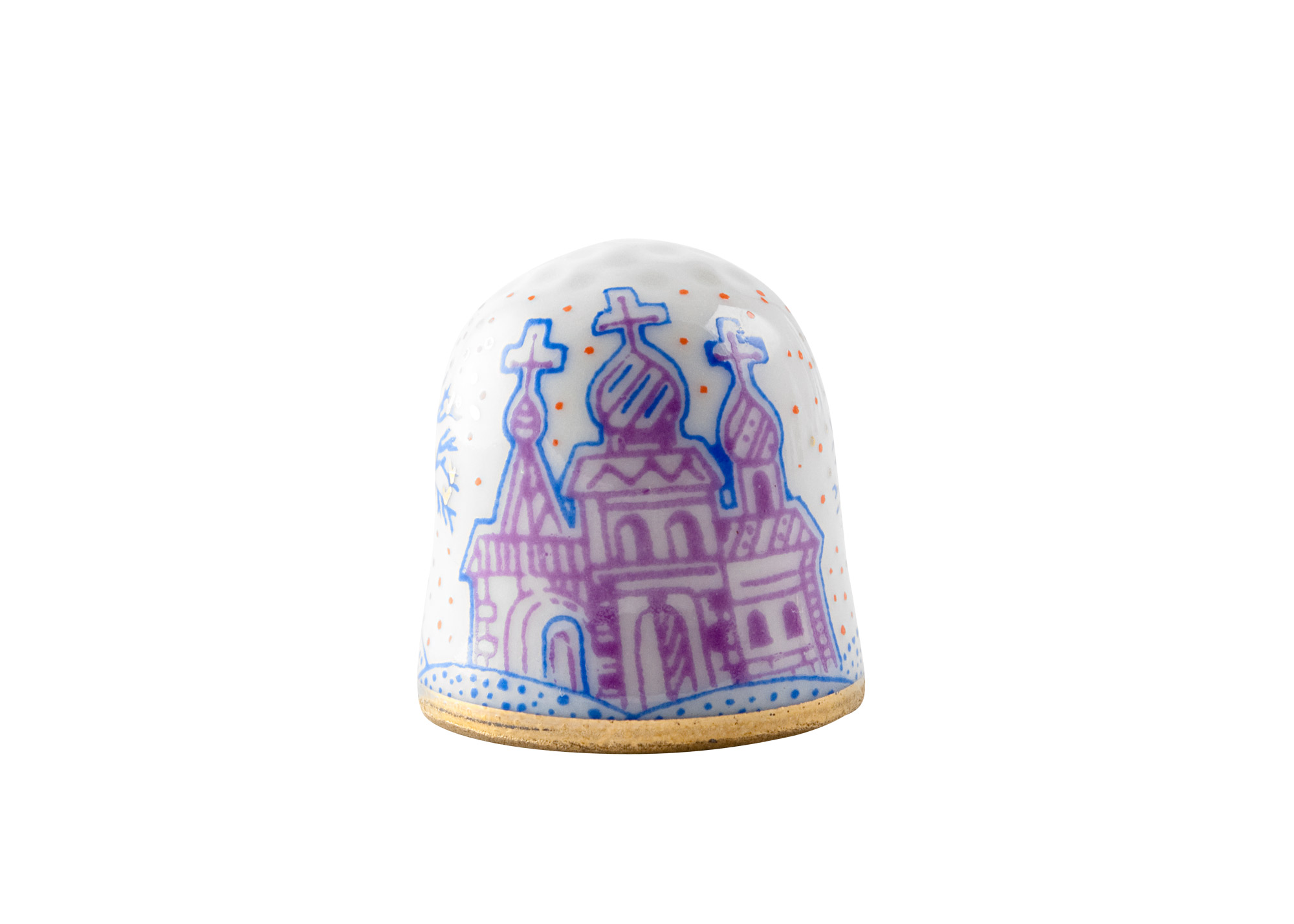Buy Cathedral Porcelain Thimble at GoldenCockerel.com