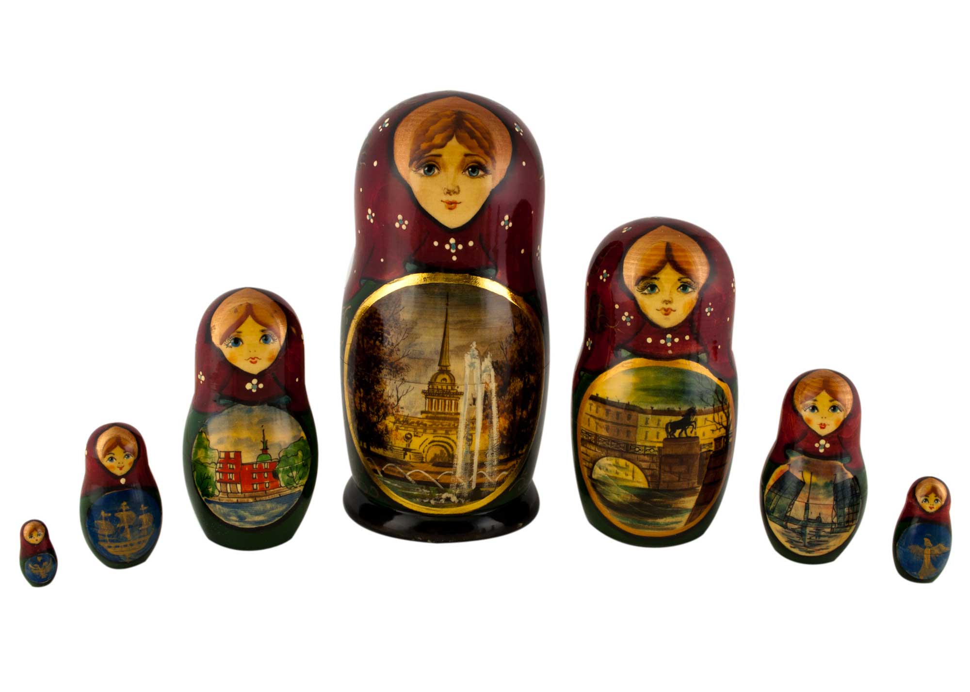 Buy Leningrad City Scapes Doll 7pc./8" at GoldenCockerel.com