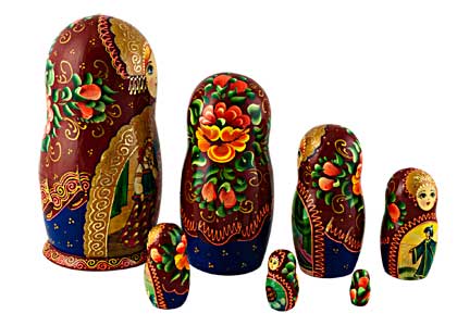 Buy Tsar Saltan Folk Scene Doll 7pc./8" at GoldenCockerel.com