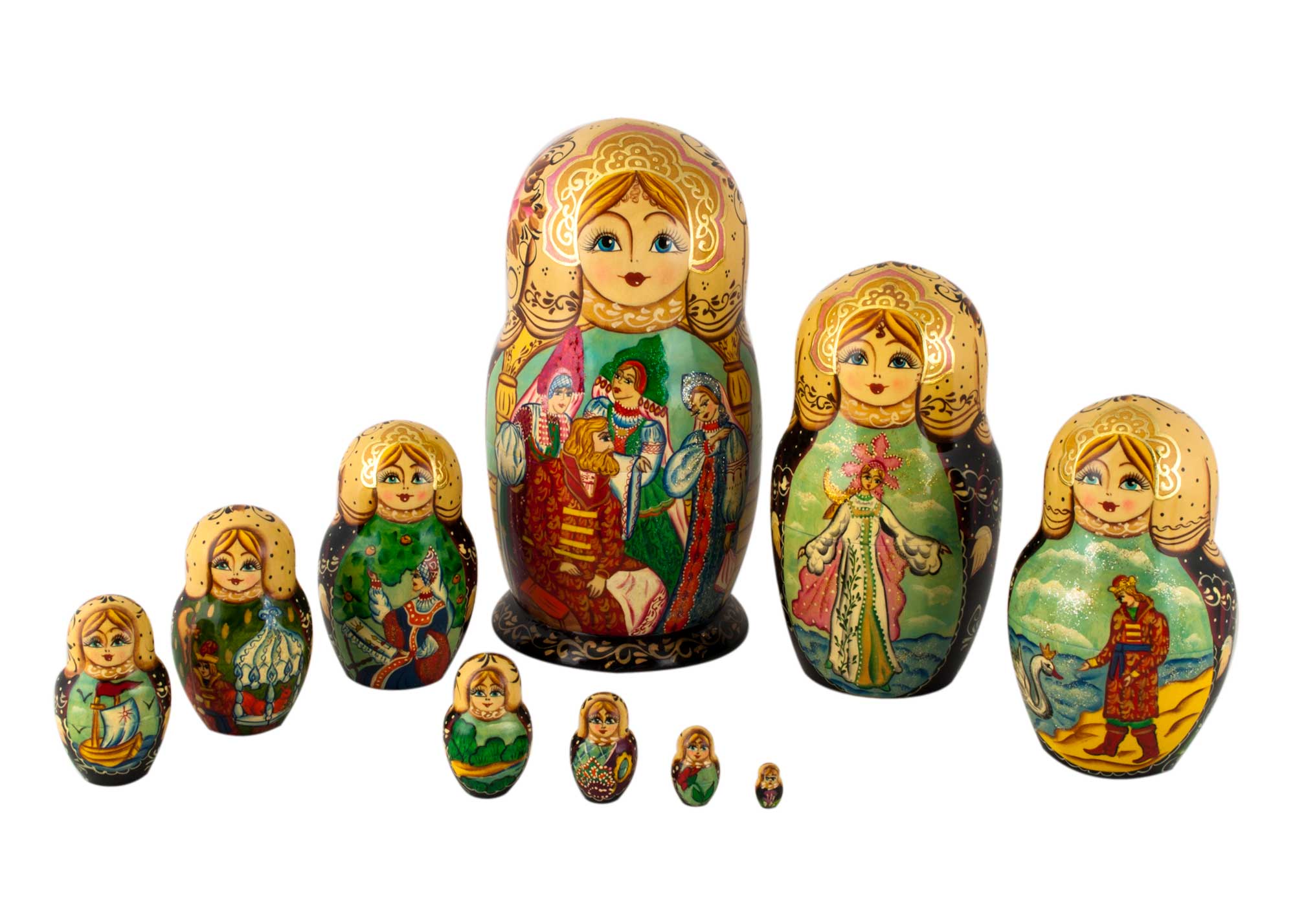 Buy Pushkin Fairy Tale Doll 10pc./9.5" at GoldenCockerel.com