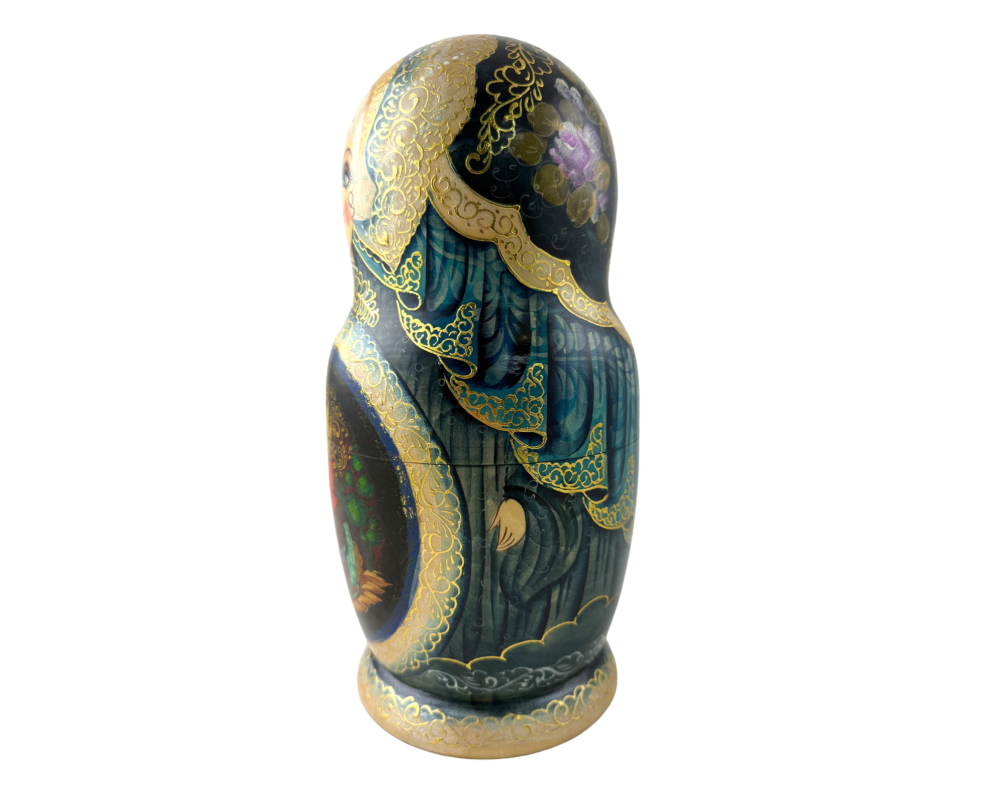 Buy Vintage Fairy Tale Medley Nesting Doll 10pc/10" at GoldenCockerel.com