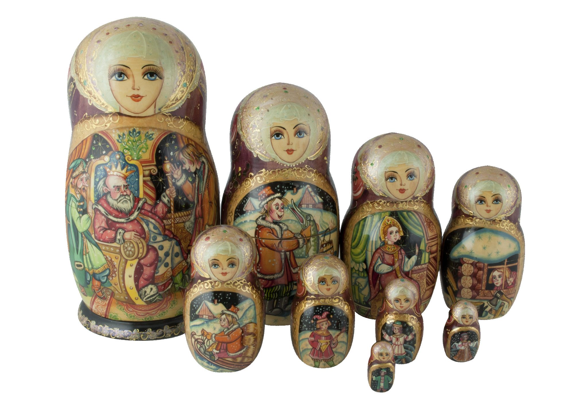 Buy Will of the Pike Matryoshka 10pc./10" at GoldenCockerel.com