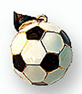 Buy Faberge-Style Egg Pendant "Soccer" at GoldenCockerel.com